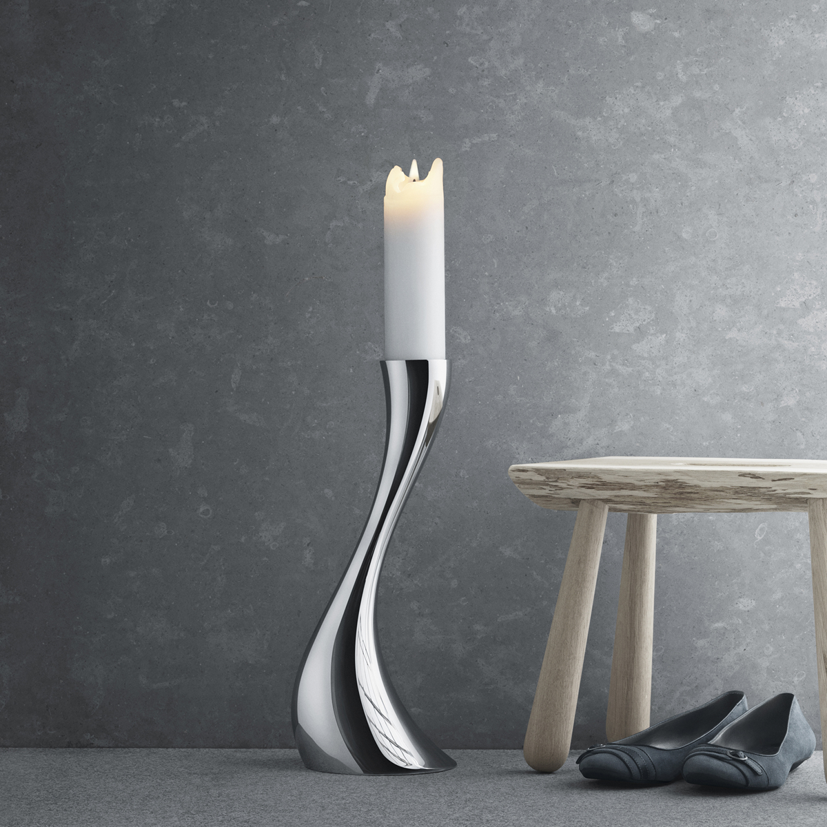 COBRA Floor Candleholder, Small