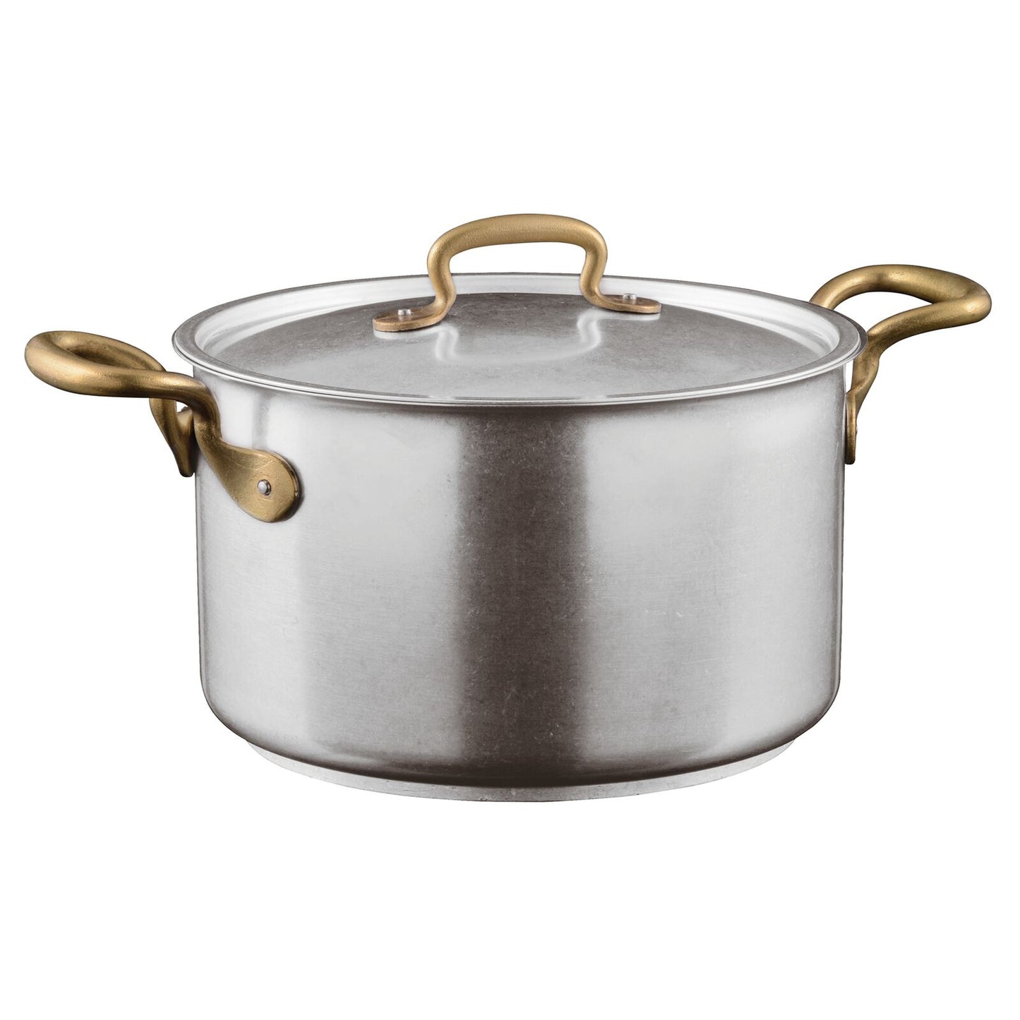 Kitchen 1965 Vintage Saucepan with Lid 2 Handles SS