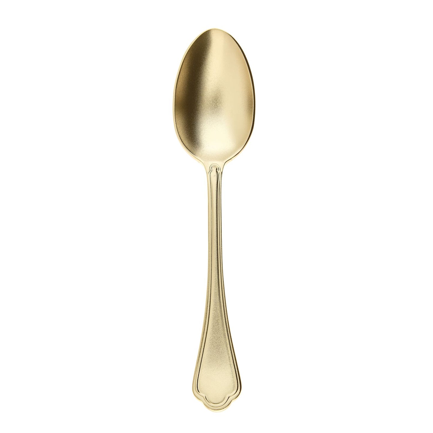 Cutlery Special Finishes Filet Toiras Diamond PVD White Gold Table Spoon 8 1/4 in