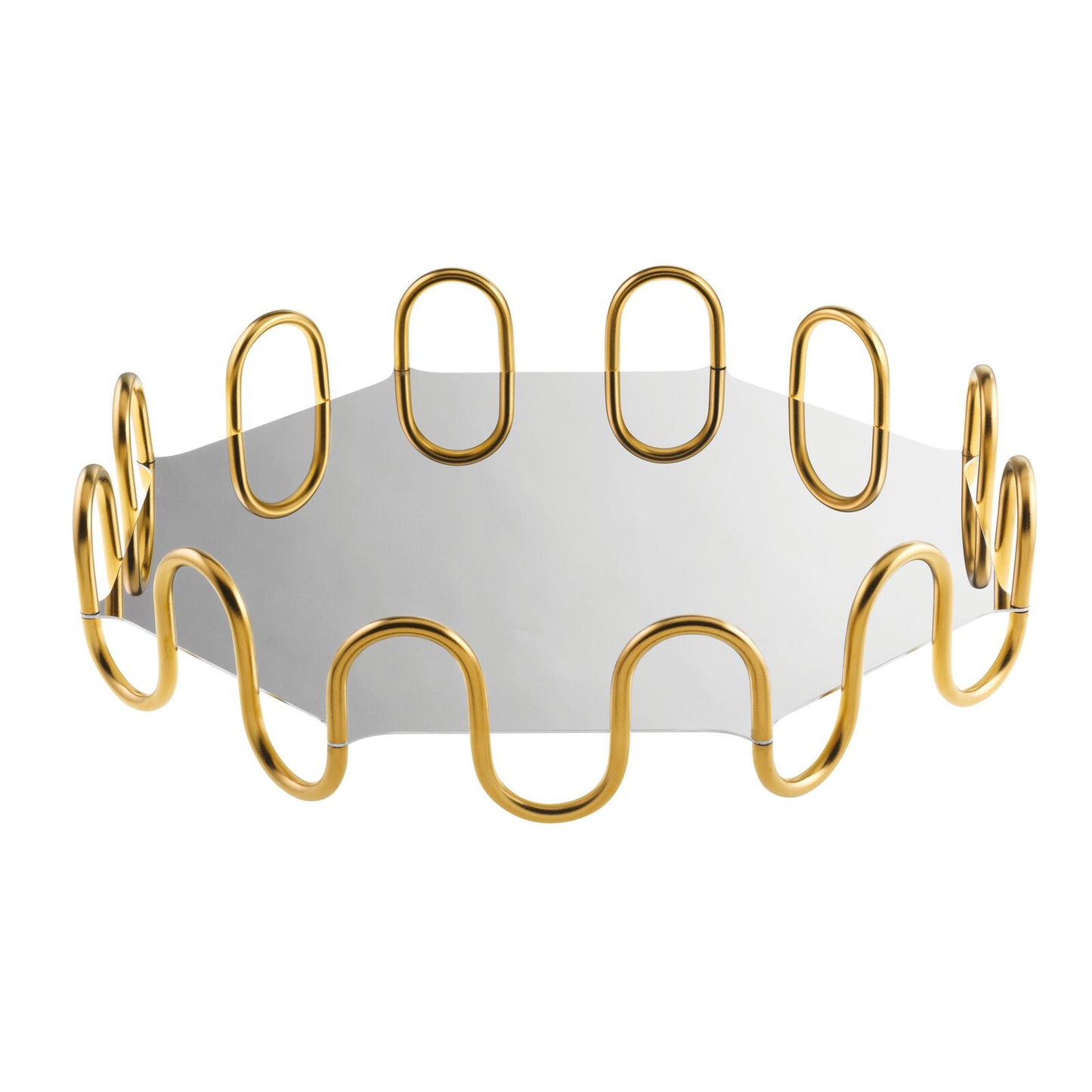 Table Kyma Octagon Tray 14 5/8 x 14 5/8 Gold
