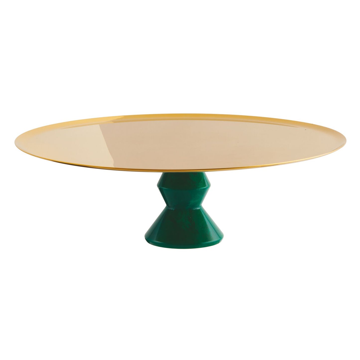 Table Madame Footed Stand 3 3/4 in Green Resin