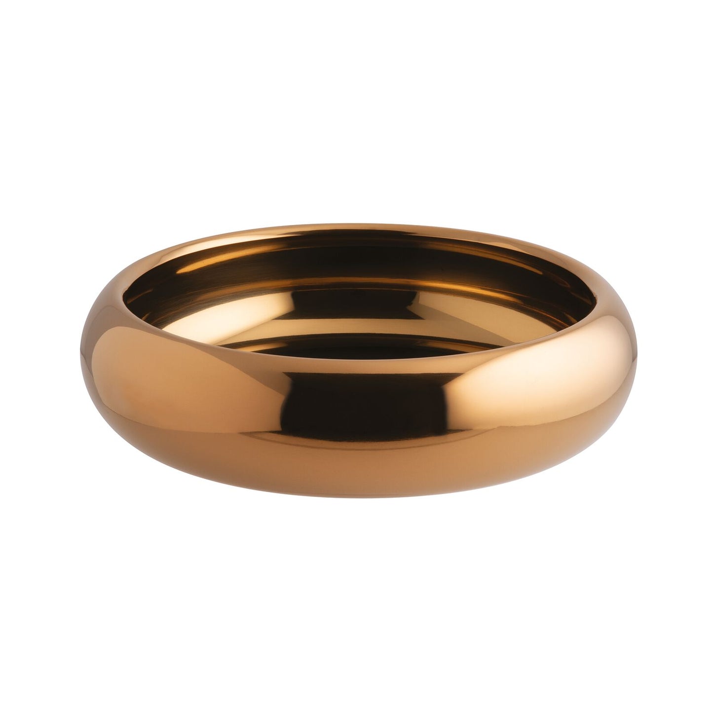 Table Sphera Bowl Tray without Handle 9 1/2 in. Cognac