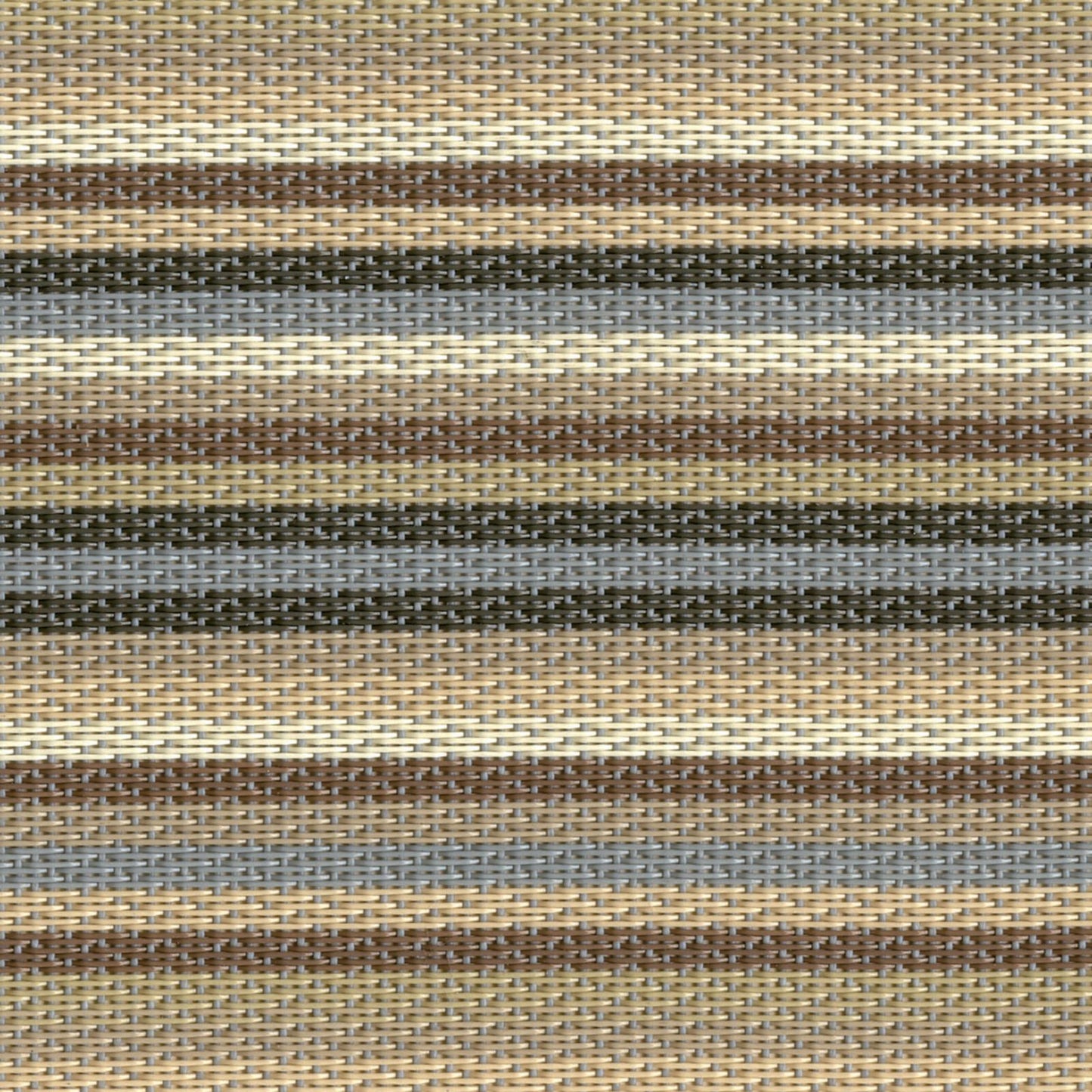 Table Mat Grey Stripes 16 1/2 x 13 in.