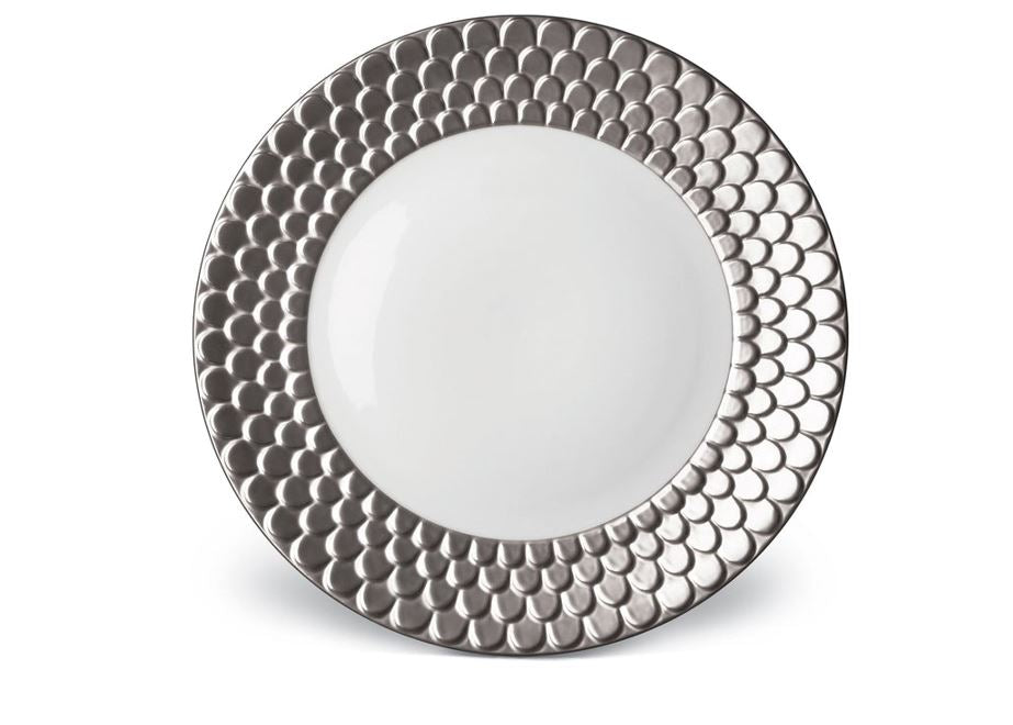 Aegean Charger Plate, Platinum