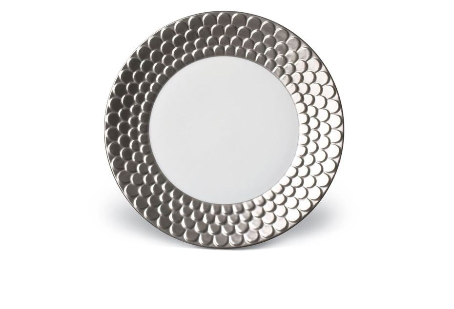 Aegean Dessert Plate, Platinum