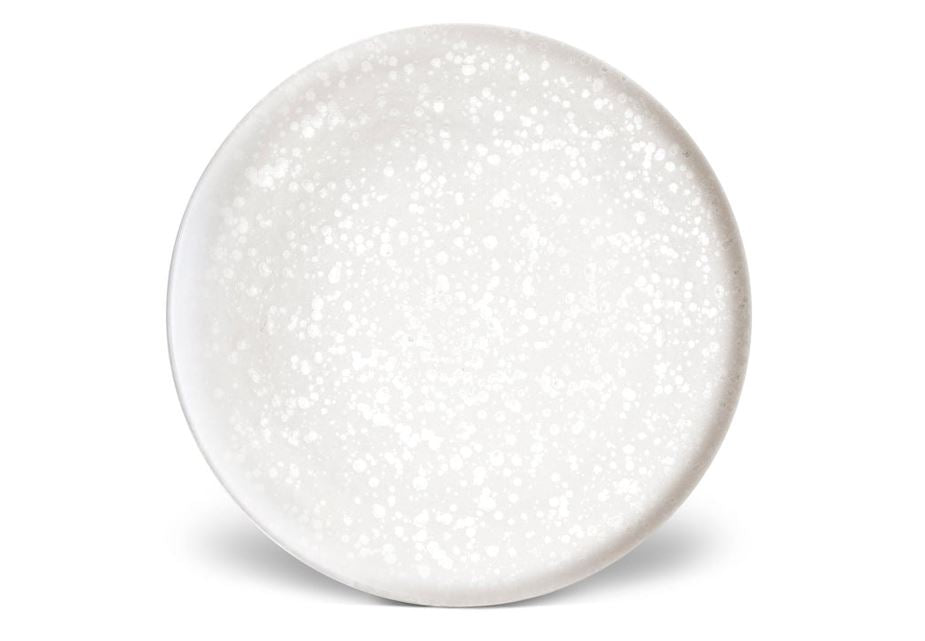 Alchimie Charger Plate, White Finish