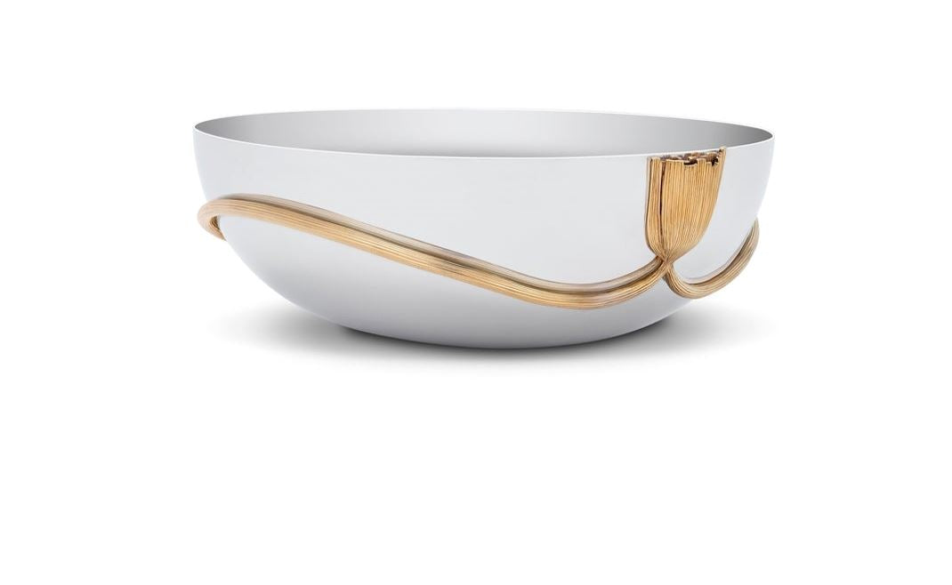 Deco Leaves Bowl, Large
