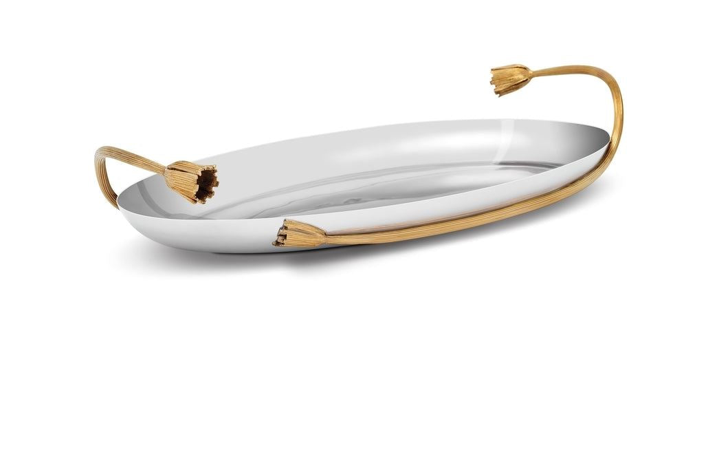 Deco Leaves Tray, Large