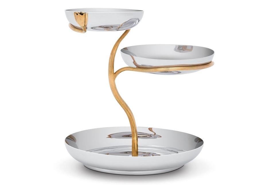 Deco Leaves 3-Tier Server, Large
