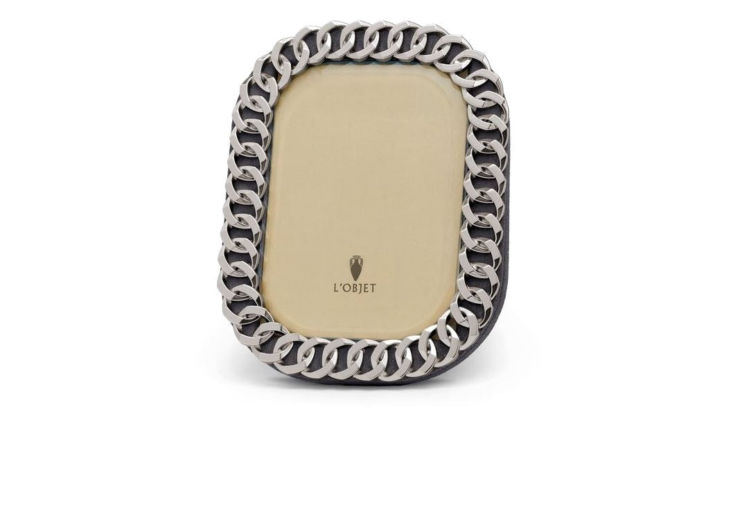 Cuban Link Frame, Platinum (Small)