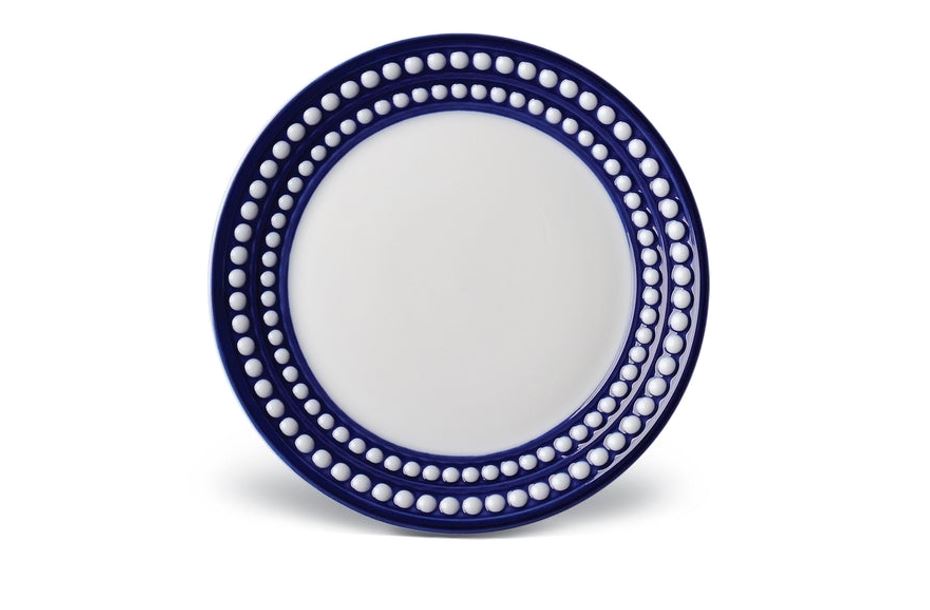 Perlée Bread and Butter Plate, Bleu