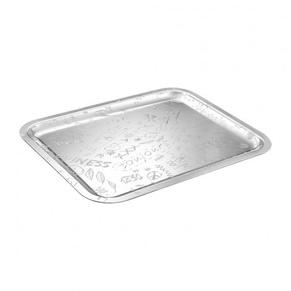 Graffiti Silver Plated Tray