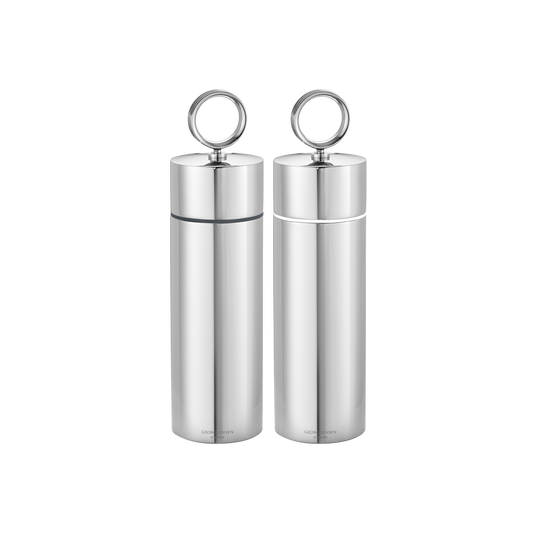 BERNADOTTE Salt and  Pepper Grinder Set, Stainless Steel