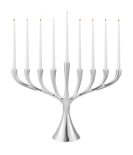 COBRA Menorah, 9 Stainless Steel Candles Holder