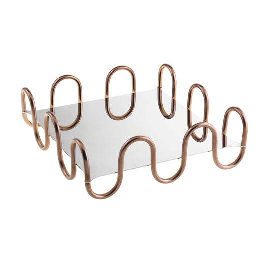 Kyma Square Tray, 10 1/4 x 10 1/4 Rum