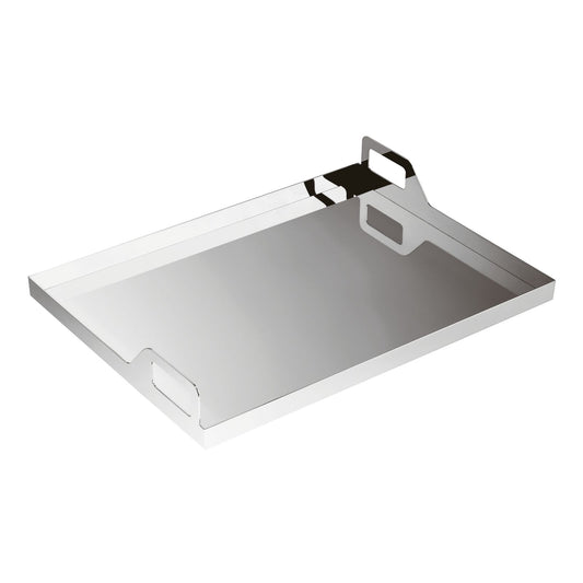Gio Ponti SS Tray with Handles, 15 3/4 x 11 3/4