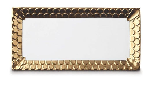 Aegean Rectangular Platter, Gold