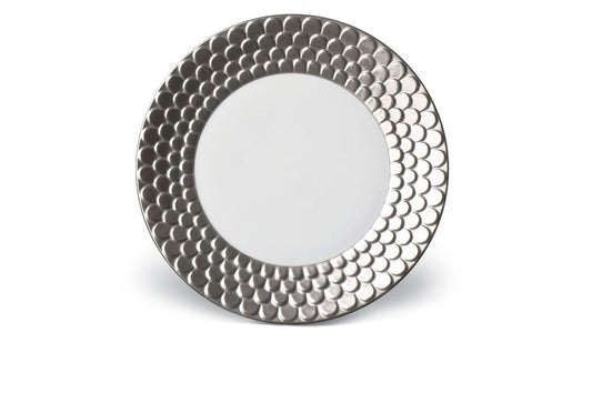 Aegean Dessert Plate, Platinum