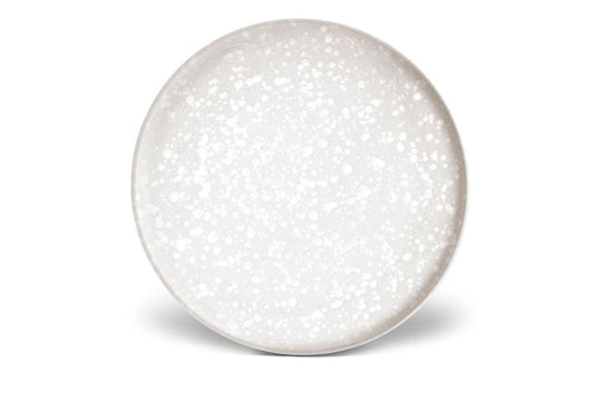 Alchimie Dinner Plate, White Finish