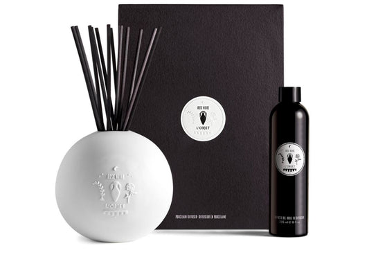 Rose Noire Porcelain Diffuser Set
