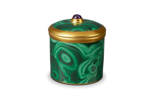 Malachite Candle