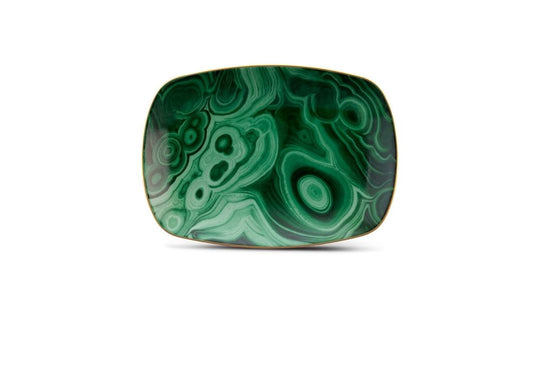 Malachite Rectangular Tray, Small