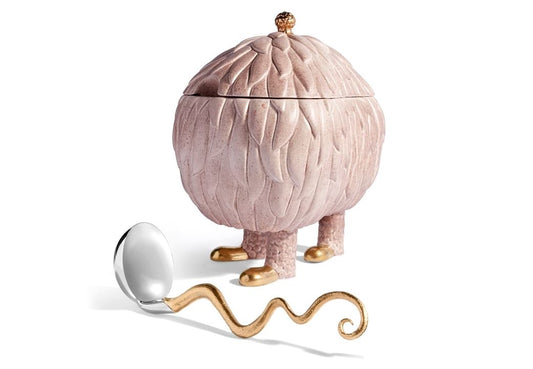 Haas Lukas Soup Monster Tureen, Pink