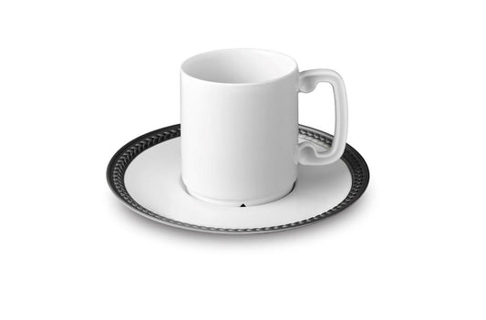 Soie Tressée Espresso Cup and Saucer