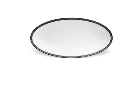 Soie Tressée Oval Platter, Small