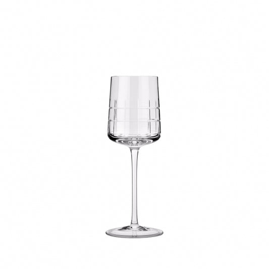 Graphik Crystal White Wine Glass
